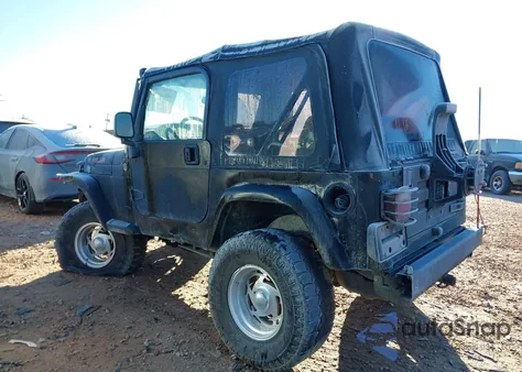 2003 Jeep Wrangler Sahara z USA, uszkodzony, nr VIN 1J4FA59S23P342855